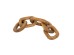 Artekko Woody Καφέ Διακοσμητική Αλυσίδα από Ξύλο Teak (68x12x3)cm