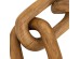 Artekko Woody Καφέ Διακοσμητική Αλυσίδα από Ξύλο Teak (68x12x3)cm