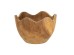 Artekko Woody Καφέ Διακοσμητικό Μπολ από Ξύλο Teak (26x26x14)cm