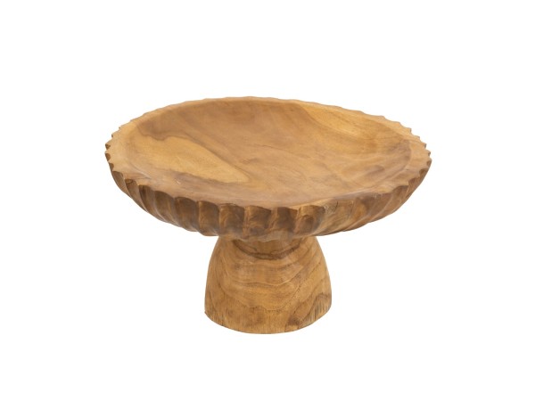 Artekko Woody Καφέ Διακοσμητική Πιατέλα από Ξύλο Teak (30x30x14)cm Artekko Woody Καφέ Διακοσμητική Πιατέλα από Ξύλο Teak (30x30x14)cm
