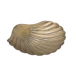 Artekko Solis Χρυσή Μεταλλική Πιατέλα (31.5x26.5x6)cm