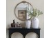 Artekko Mirror Χρυσός MDF Καθρέπτης Τοίχου (76x2.5x79)cm