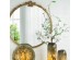 Artekko Mirror Χρυσός MDF Καθρέπτης Τοίχου (76x2.5x79)cm