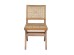 Artekko Lume Καφέ Καρέκλα με Ρατάν από Ξύλο Teak (45x49x89)cm Artekko Lume Καφέ Καρέκλα με Ρατάν από Ξύλο Teak (45x49x89)cm