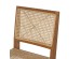 Artekko Lume Καφέ Καρέκλα με Ρατάν από Ξύλο Teak (45x49x89)cm Artekko Lume Καφέ Καρέκλα με Ρατάν από Ξύλο Teak (45x49x89)cm