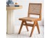 Artekko Lume Καφέ Καρέκλα με Ρατάν από Ξύλο Teak (45x49x89)cm Artekko Lume Καφέ Καρέκλα με Ρατάν από Ξύλο Teak (45x49x89)cm