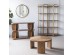 Artekko Lume Καφέ MDF Ραφιέρα με Χρυσό Μεταλλικό Σκελετό (121.5x40x179)cm Artekko Lume Καφέ MDF Ραφιέρα με Χρυσό Μεταλλικό Σκελετό (121.5x40x179)cm