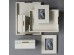 Artekko Lisa MDF Κορνίζα με Λευκό Τεχνόδερμα για Φωτογραφία 3.5x5.5