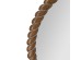 Artekko Spiral Καφέ Ξύλινος Καθρέπτης Τοίχου (72x72x3)cm