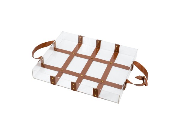 Artekko Διακοσμητικός Δίσκος (50.8x40.6x6.4)cm Διαφανής Ακρυλικός Artekko Διακοσμητικός Δίσκος (50.8x40.6x6.4)cm Διαφανής Ακρυλικός