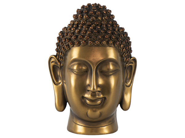 Artekko Buddha Προτομή Βούδα Ρητίνης Χρυσό (16.5x15.5x26)cm Artekko Buddha Προτομή Βούδα Ρητίνης Χρυσό (16.5x15.5x26)cm