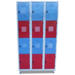 Ιματιοθήκη 28 δώδεκα θυρίδων 100x40x190 DIOMMI 29-008