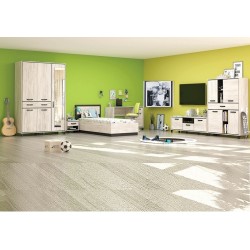 Σετ ξύλινο δωματίου Evelin1 90x200 DIOMMI 31-055