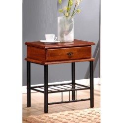 Μεταλλικό κομοδίνο Pisa 48x37x55 DIOMMI 32-124