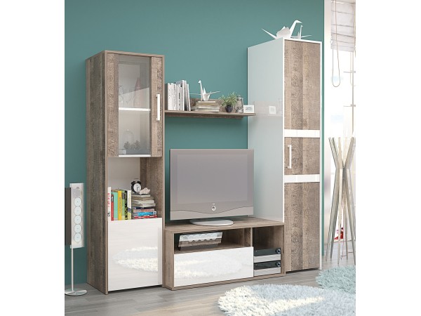 Σύνθετο σαλονιού Sara 185x42x180 DIOMMI 33-045 Σύνθετο σαλονιού Sara 185x42x180 DIOMMI 33-045