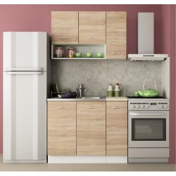 Κουζίνα Alice1 Sonoma 110x60x90 DIOMMI 33-303