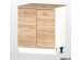 Κουζίνα Alice3 Sonoma 170/200x60x90 DIOMMI 33-305 Κουζίνα Alice3 Sonoma 170/200x60x90 DIOMMI 33-305