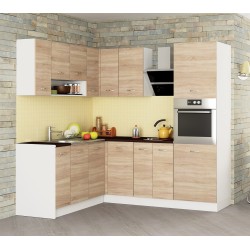 Κουζίνα Alice21 Sonoma 170/220x60x90 DIOMMI 33-312