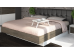 Κρεβάτι ξύλινο με δερμάτινη/ύφασμα ROXAN 140x190 DIOMMI 45-001