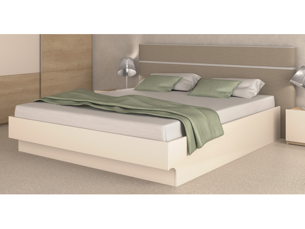 Κρεβάτι ξύλινο με δερμάτινη/ύφασμα CAPRICE 180x190 DIOMMI 45-143