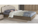 Κρεβάτι ξύλινο με δερμάτινη/ύφασμα KORONA 140x200 DIOMMI 45-208