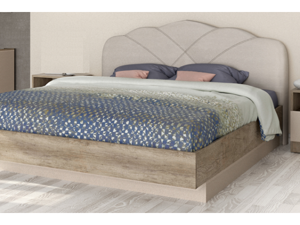 Κρεβάτι ξύλινο με δερμάτινη/ύφασμα KORONA 140x200 DIOMMI 45-208 Κρεβάτι ξύλινο με δερμάτινη/ύφασμα KORONA 140x200 DIOMMI 45-208
