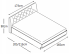 Κρεβάτι ξύλινο με δερμάτινη/ύφασμα BREEZE 160x200 DIOMMI 45-213