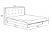 Κρεβάτι ξύλινο με δερμάτινη/ύφασμα RAFFAELLO 160x200 DIOMMI 45-812