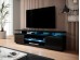 RTV stand EVA black gloss/ black gloss DIOMMI CAMA-EVA-RTV-CZP/CZP