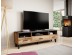 TV stand LOTTA 180 3s3K wotan oak/black DIOMMI CAMA-LOTTA-RTV-180-3S3K-DWO/CZ