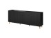 PAFOS chest of drawers 200 4D black/black DIOMMI CAMA-PAFOS-KOM-200-CZ/CZ