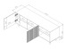 PAFOS TV stand 150 2D2K black/black DIOMMI CAMA-PAFOS-RTV-150-CZ/CZ