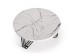 ANTICA coffee table top - white marble, frame - black (2box = 1pc) DIOMMI V-CH-ANTICA-LAW-BIAŁY