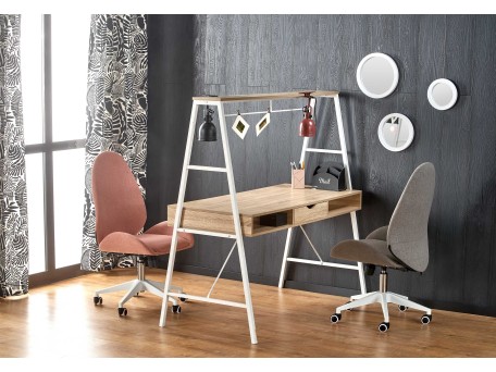 B48 desk sonoma oak / white DIOMMI V-CH-B/48