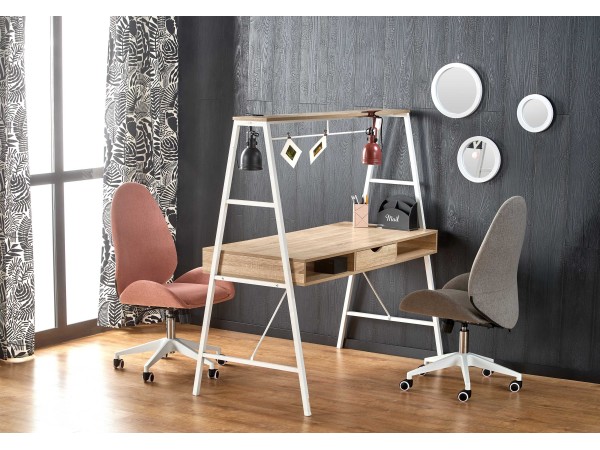 B48 desk sonoma oak / white DIOMMI V-CH-B/48