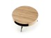 CAMILA c. table golden oak / black DIOMMI V-CH-CAMILA-LAW
