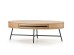 CAROLINA c.table, golden oak / black DIOMMI V-CH-CAROLINA-LAW