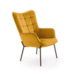 CASTEL l. chair mustard DIOMMI V-CH-CASTEL-FOT-MUSZTARDOWY