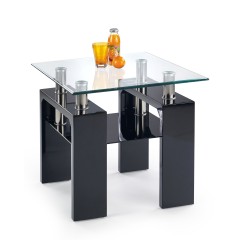 DIANA H KWADRAT coffee table color: black DIOMMI V-CH-DIANA_KWADRAT_H-LAW-LAK-CZARNY