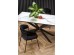 DIESEL extension table, color: top - white marble / dark grey, legs - black DIOMMI V-CH-DIESEL-ST