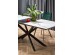 DIESEL extension table, color: top - white marble / dark grey, legs - black DIOMMI V-CH-DIESEL-ST
