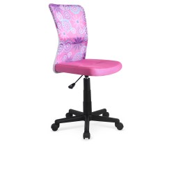 DINGO chair color: pink with decorations DIOMMI V-CH-DINGO-FOT-RÓŻOWY