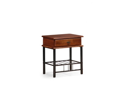 FIONA night stand color: ant cherry/black DIOMMI V-CH-FIONA-SZAFKA_N-CZEREŚNIA_ANT