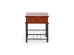 FIONA night stand color: ant cherry/black DIOMMI V-CH-FIONA-SZAFKA_N-CZEREŚNIA_ANT