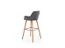 H93 bar stool, color: dark grey DIOMMI V-CH-H/93-C.POPIEL