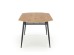 JACKSON table, color: top - golden oak, legs - black DIOMMI V-CH-JACKSON-ST