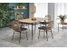 JACKSON table, color: top - golden oak, legs - black DIOMMI V-CH-JACKSON-ST