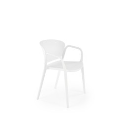 K491 plastic chair white DIOMMI V-CH-K/491-KR-BIAŁY