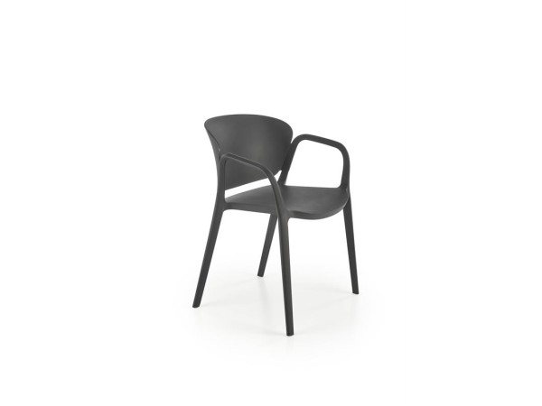 K491 plastic chair black DIOMMI V-CH-K/491-KR-CZARNY