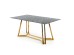 KONAMI table, color: top - black marble, legs - gold DIOMMI V-CH-KONAMI-ST